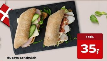Kvickly Husets sandwich tilbud