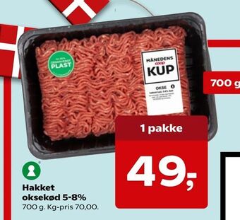 Kvickly Hakket oksekød 5-8% tilbud