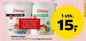Kvickly Cheasy skyr tilbud