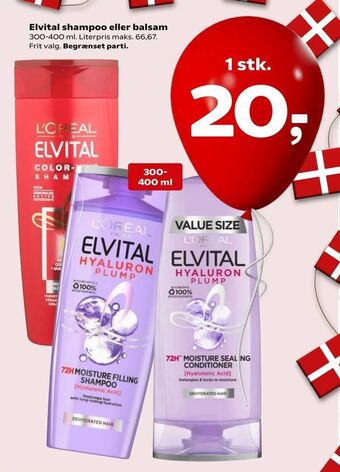 SuperBrugsen Elvital shampoo eller balsam tilbud