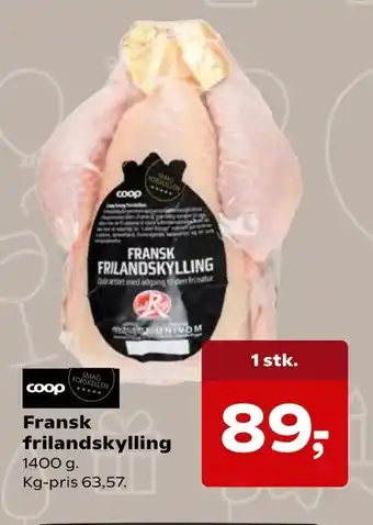 SuperBrugsen Fransk frilandskylling tilbud