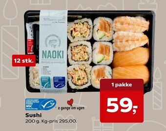 SuperBrugsen Sushi tilbud