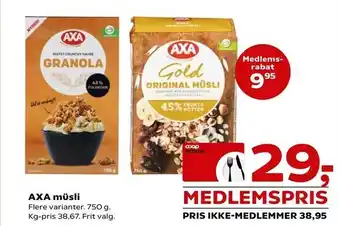 AXA müsli