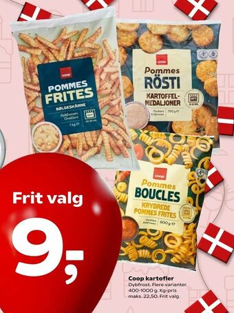 SuperBrugsen Coop kartofler tilbud