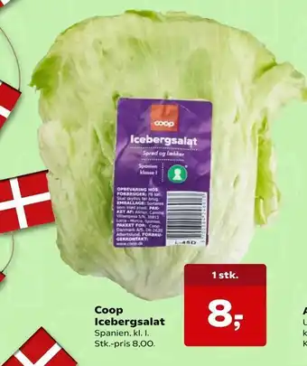 SuperBrugsen Coop Icebergsalat tilbud