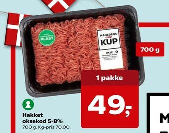 SuperBrugsen Hakket oksekød 5-8% tilbud