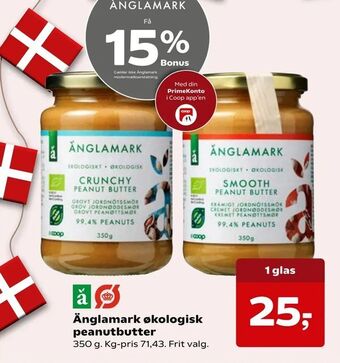 Änglamark økologisk peanutbutter