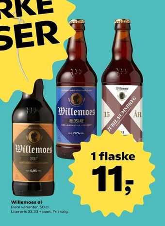 SuperBrugsen Willemoes øl tilbud