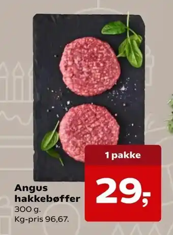 SuperBrugsen Angus hakkebøffer tilbud