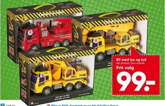 Bilka Bil med lys og lyd tilbud