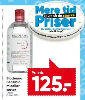Bioderma Sensibio micellar water