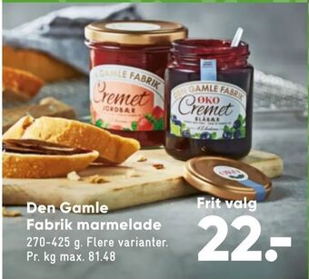 Bilka Den Gamle Fabrik marmelade tilbud