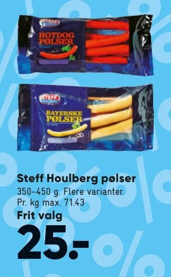 Bilka Steff Houlberg pølser tilbud
