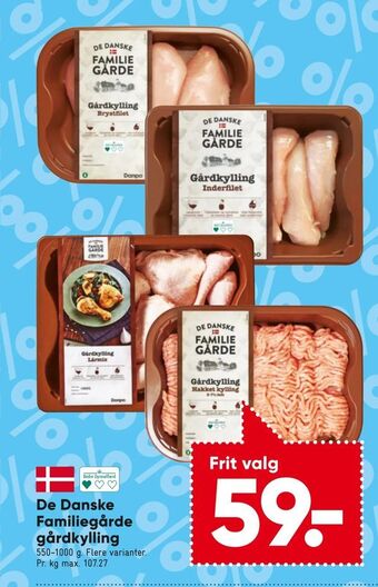 De Danske Familiegårde gårdkylling