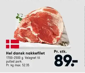 Bilka Hel dansk nakkefilet tilbud