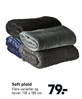 Bilka Soft plaid tilbud