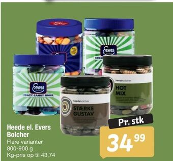 Fakta Tyskland Heede el. Evers Bolcher tilbud