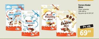 Fakta Tyskland Ferrero Kinder Minis tilbud