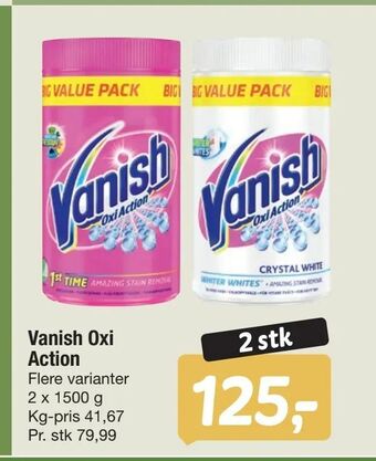 Vanish Oxi Action