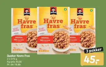 Quaker Havre Fras