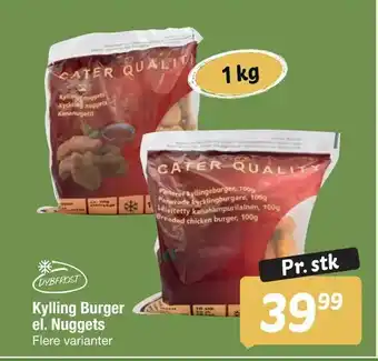 Fakta Tyskland Kylling Burger el. Nuggets tilbud
