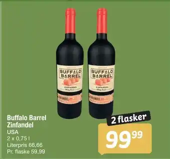 Fakta Tyskland Buffalo Barrel Zinfandel tilbud