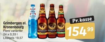 Fakta Tyskland Grimbergen el. Kronenbourg tilbud