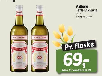 Fakta Tyskland Aalborg Taffel Akvavit tilbud