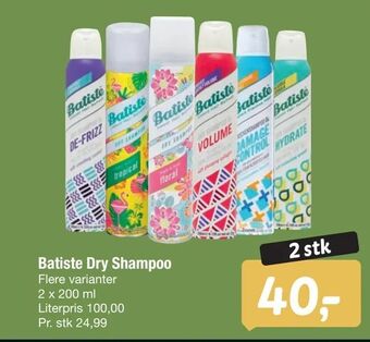 Fakta Tyskland Batiste Dry Shampoo tilbud