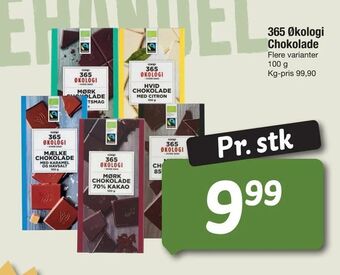 Fakta Tyskland 365 Økologi Chokolade tilbud