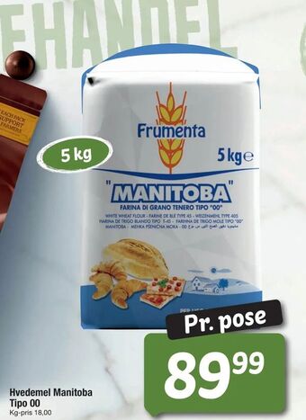 Fakta Tyskland Hvedemel Manitoba Tipo 00 tilbud