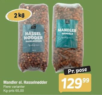 Fakta Tyskland Mandler el. Hasselnødder tilbud