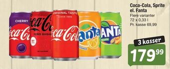 Fakta Tyskland Coca-Cola, Sprite el. Fanta tilbud