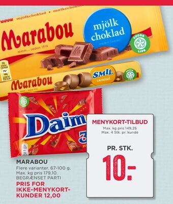 MENY Marabou tilbud