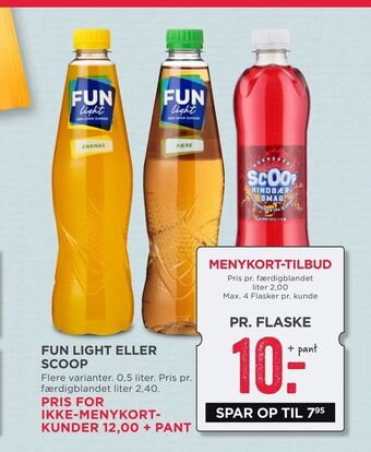 MENY Fun light eller scoop tilbud