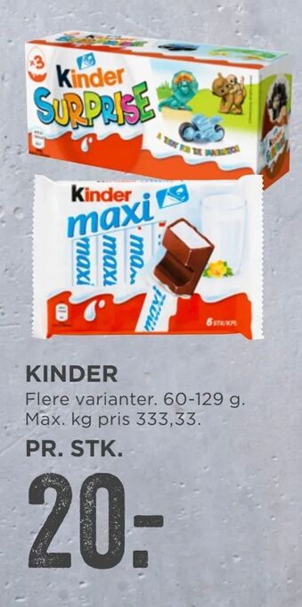 MENY Kinder tilbud