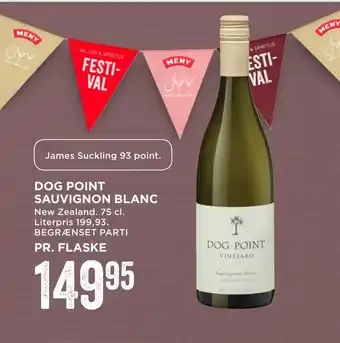 MENY Dog point sauvignon blanc tilbud