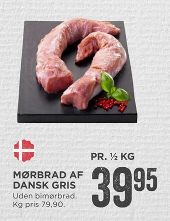 MENY Mørbrad af dansk gris tilbud