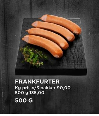MENY Frankfurter tilbud