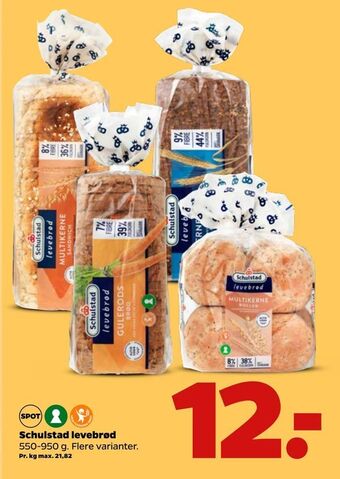Netto Schulstad levebrød tilbud