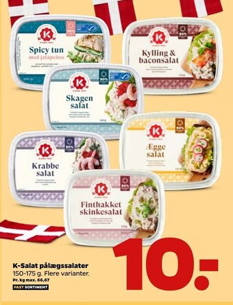 Netto K-Salat pålægssalater tilbud