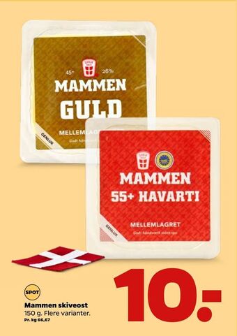 Netto Mammen skiveost tilbud
