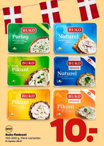 Netto Buko flødeost tilbud