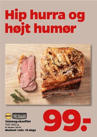 Netto Velsmag oksefilet tilbud