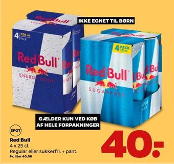 Netto Red Bull tilbud