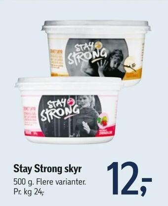Føtex Stay Strong skyr tilbud