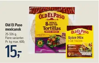 Old El Paso mexicansk