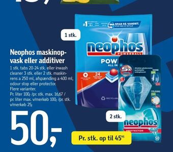 Føtex Neophos maskinopvask eller additiver tilbud