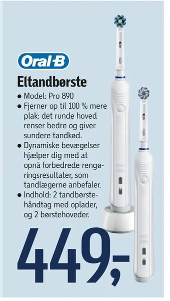 Føtex Eltandbørste tilbud