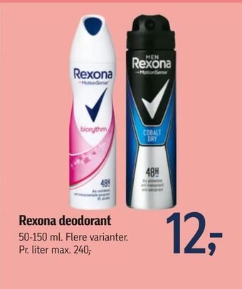 Føtex Rexona deodorant tilbud